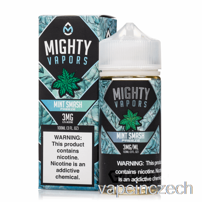 Mint Smash Freeze - Mocné Výpary - 100ml 0mg Vape Bez Nikotinu